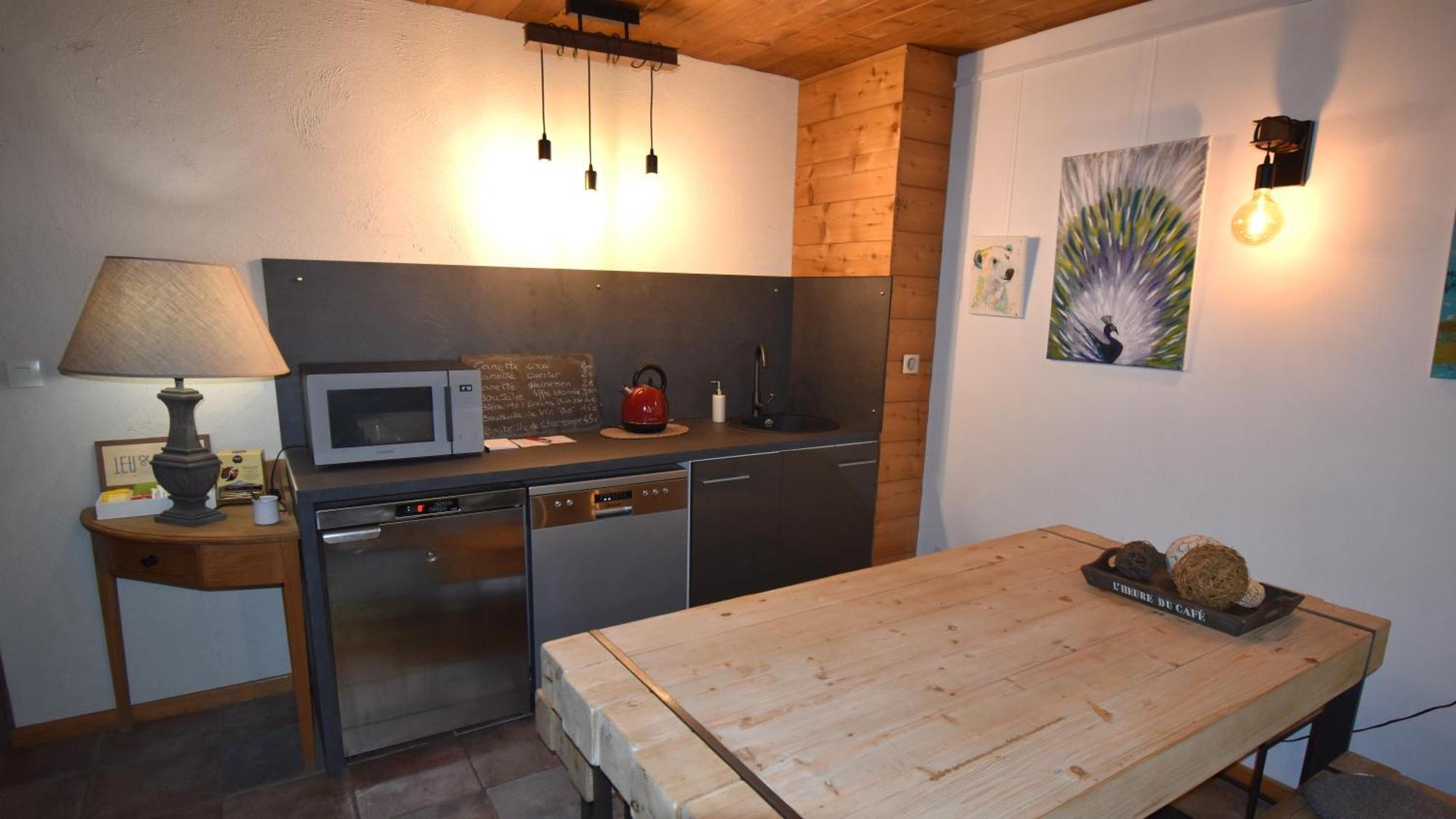 Bed and Breakfast La Clé des Bois Le Bourg-dʼOisans Exterior foto