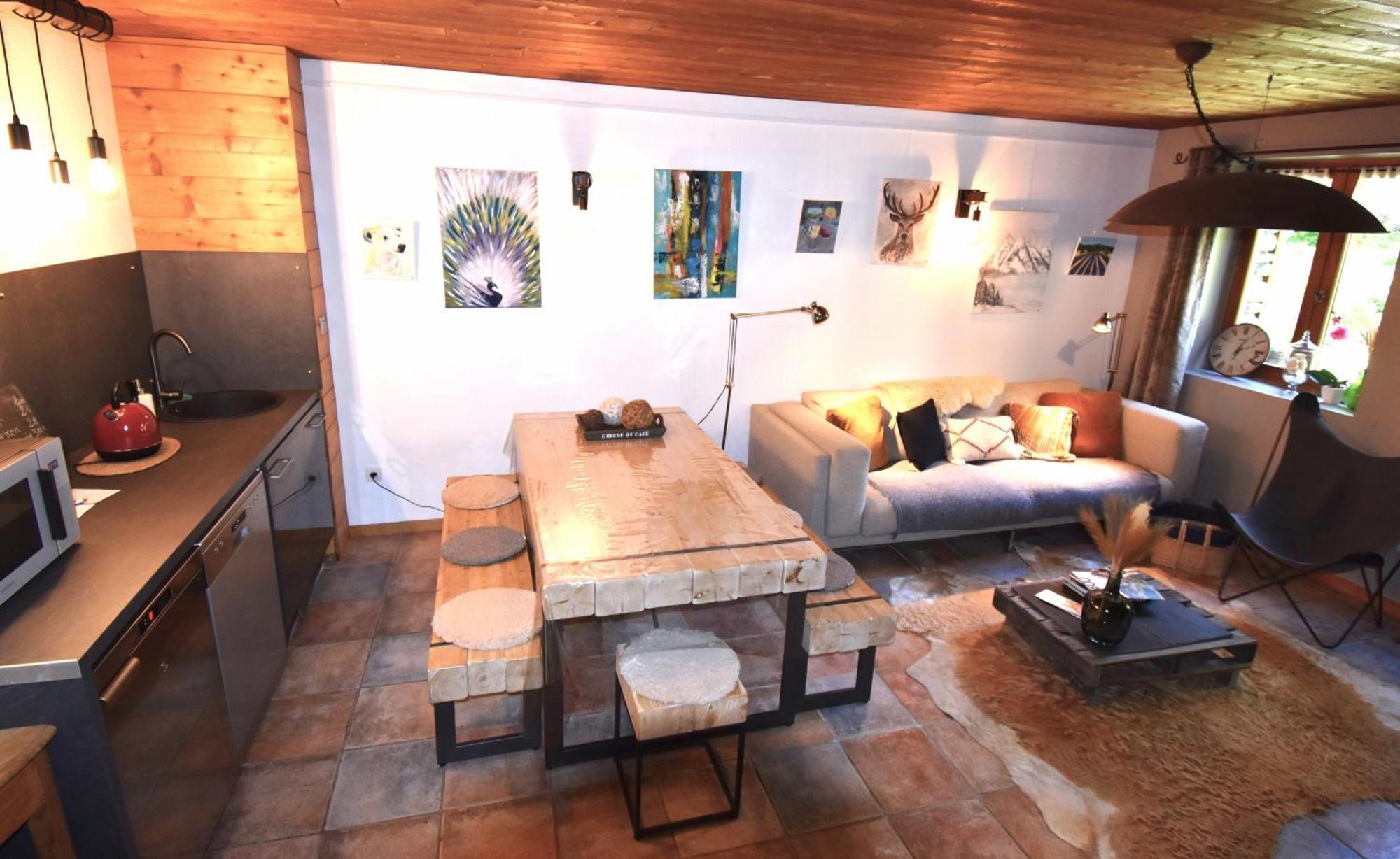 Bed and Breakfast La Clé des Bois Le Bourg-dʼOisans Exterior foto